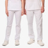 Pantalon Médical Blanc Unisexe en action