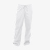 Pantalon Médical Couleur Unisexe blanc