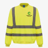 pull haute visibilité jaune personnalisé