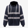 veste haute visibilité bleu marine