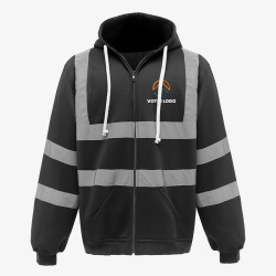 veste haute visibilité personnalisée noire