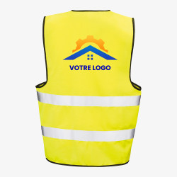 gilet jaune haute visibilité personnalisé