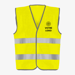 gilet jaune fluo personnalisé