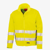 softshell haute visibilité jaune fluo