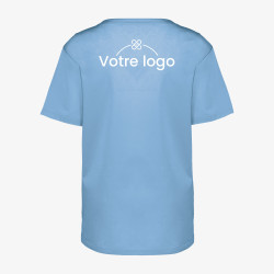 Tunique Médicale Unisexe Personnalisée bleu claire