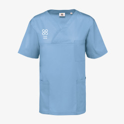 Tunique Médicale Unisexe Personnalisée bleu claire