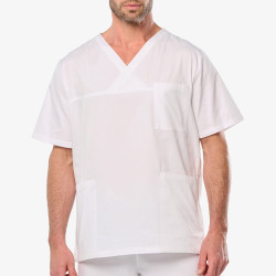 Tunique Médicale Blanche en action