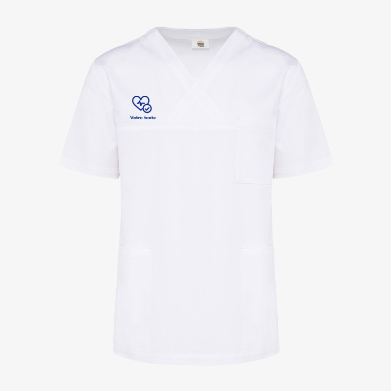 Tunique Médicale Blanche Personnalisée