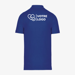 Polo de Travail Homme Personnalisé bleu foncé