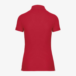 Polo de Travail Femme rouge