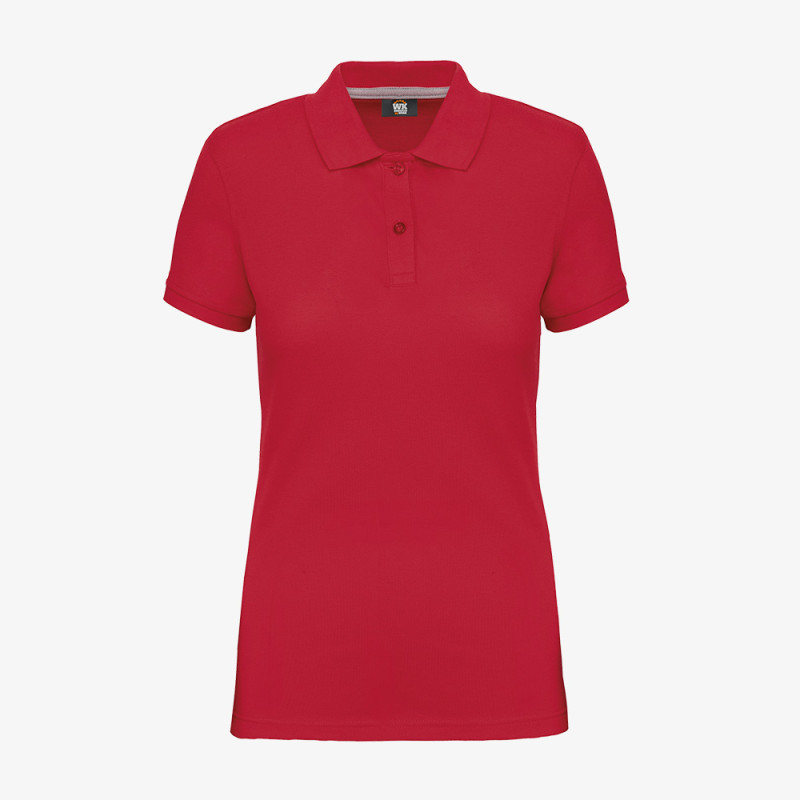 Polo de Travail Femme rouge