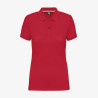 Polo de Travail Femme rouge