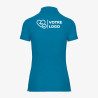 Polo de Travail Femme Personnalisé bleu clair