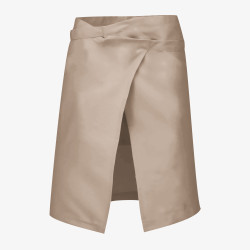 Tablier de Cuisine Court Personnalisé marron clair