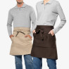 Tablier de Cuisine Court Personnalisé en action
