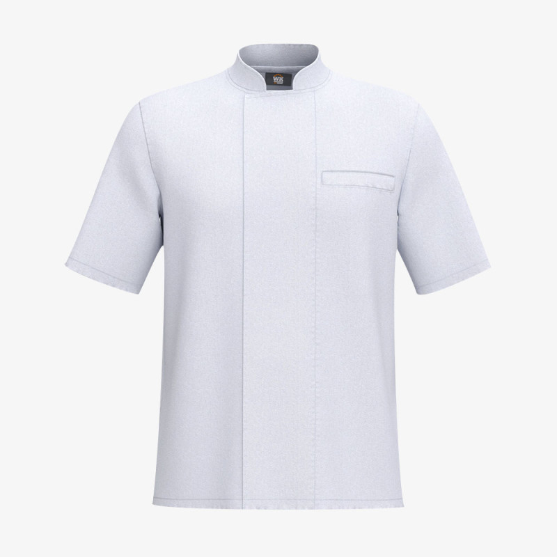 Veste de Cuisine Manche Courte blanche face