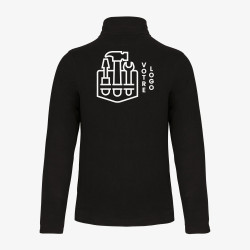 Veste Polaire de Travail Homme Personnalisé Noir