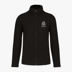 Veste Polaire de Travail Homme Personnalisé Noir