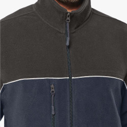 Veste Polaire Bicolore Personnalisée image en action 2