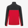 Veste Polaire Bicolore Personnalisée rouge - noir