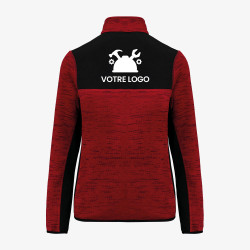 Veste de Travail Femme Personnalisée Rouge