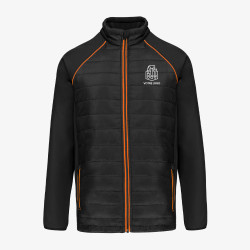 Veste Softshell Bicolore Personnalisée noir - orange
