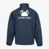 Veste Softshell Homme Personnalisée bleu clair