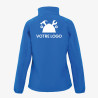 Veste Softshell Femme Personnalisée bleu clair