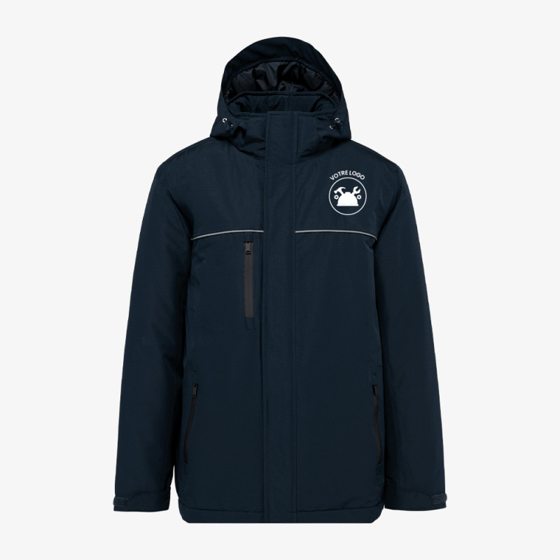 Parka de Travail Unisexe Personnalisée homme noir