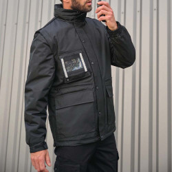 Parka Manches Amovibles Personnalisé produit en action