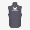 Bodywarmer de Travail Professionnel Personnalisé gris clair
