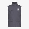 Bodywarmer de Travail Professionnel Personnalisé gris clair