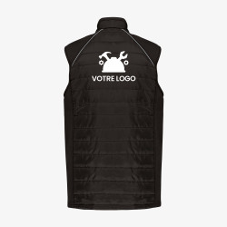 Bodywarmer Bicolore Personnalisé noir - gris