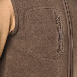 Bodywarmer Polaire Personnalisé produit en action 2