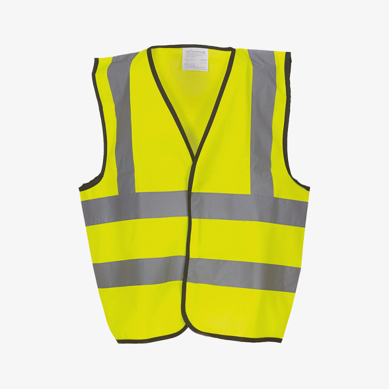 gilet fluo enfant jaune
