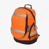 sac à dos haute visibilité orange fluo
