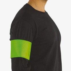 brassard haute visibilité vert porté