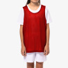 chasuble enfant rouge porté personnalisé