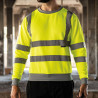 sweat jaune fluo adulte